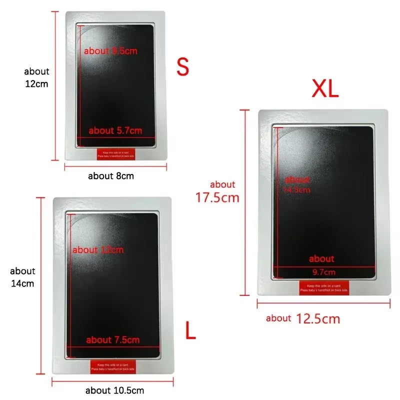 1pza almohadilla para huellas de perro, segura y no tóxica, para huella de bebé, accesorios para mascotas