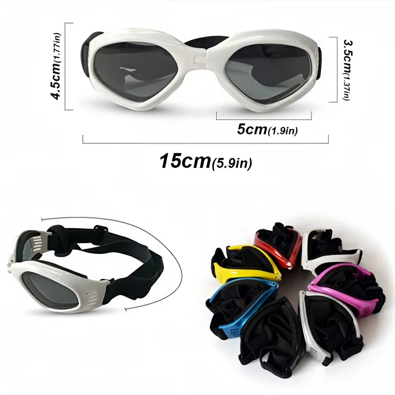 Gafas para perros y gatos, protección ocular para cachorros, accesorios de aseo para mascotas lindas gafas lentes de sol para perros accesorios de moda para mascotas