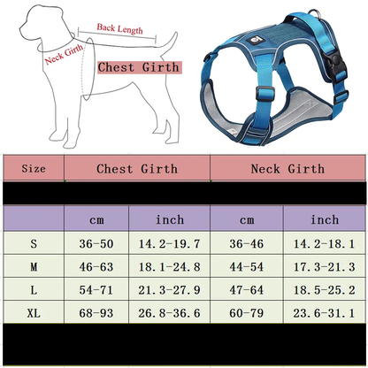 Arnés reflectante para mascotas, pechera con correas de seguridad ajustables para perros medianos y chicos, arneses para pasear bulldog francés, maltes, criollos, french poodles, cachorros medianos