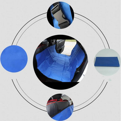 Funda protectora larga para asiento de coche para mascotas perros y gatos, transporte para perros, impermeable, para asiento trasero de coche, en forma de hamaca plegable tela Oxford, alfombrilla para mascotas, accesorio de viaje