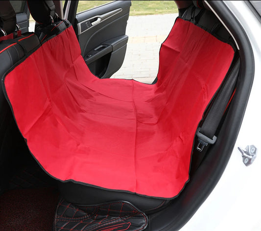Funda protectora larga para asiento de coche para mascotas perros y gatos, transporte para perros, impermeable, para asiento trasero de coche, en forma de hamaca plegable tela Oxford, alfombrilla para mascotas, accesorio de viaje