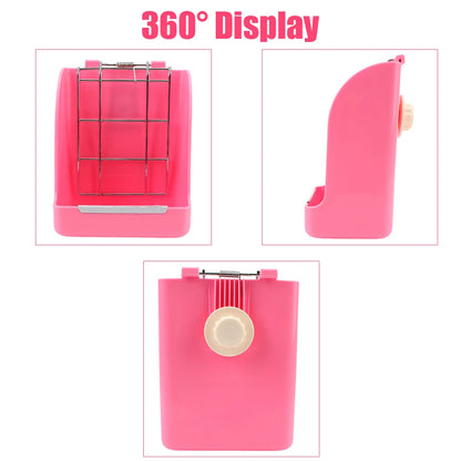 Alimentador de hierba para conejos con resorte, cesta de comida para conejos, comedero de heno para conejo, cuenco de alimentación para cuyos, accesorios alimentación roedores