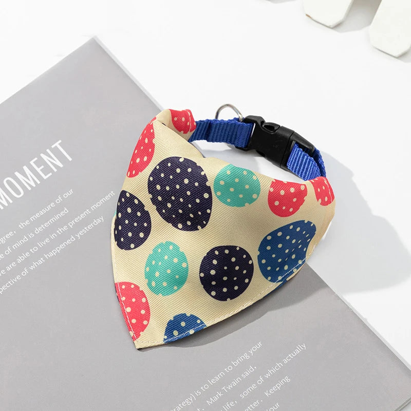 Pañuelos ajustables  con seguros de ajuste de plastico para perros, bandana grande para mascotas, de algodón a cuadros, lavables, collar, bandana para perros y gatos, accesorios para perros grandes, pañuelo