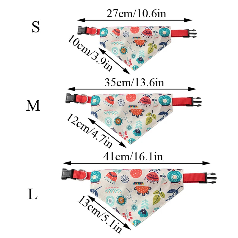 Pañuelos ajustables  con seguros de ajuste de plastico para perros, bandana grande para mascotas, de algodón a cuadros, lavables, collar, bandana para perros y gatos, accesorios para perros grandes, pañuelo
