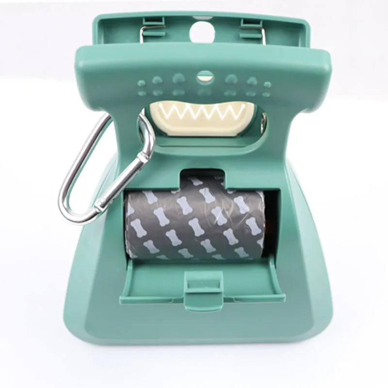 Dispensador de bolsas para excrementos de perro, plegable, de viaje, recogedor de excrementos, recogedor de desechos de animales, herramientas de limpieza, productos para mascotas