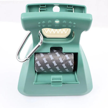 Dispensador de bolsas para excrementos de perro, plegable, de viaje, recogedor de excrementos, recogedor de desechos de animales, herramientas de limpieza, productos para mascotas