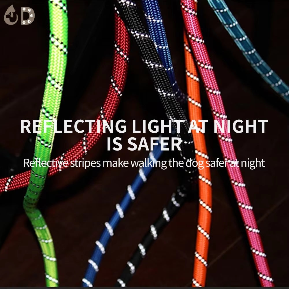 Correa para perros 1.2m/1.5m/2m/3m correas de perro reflejante para perros pequeños medianos grandes accesorios básicos para mascotas