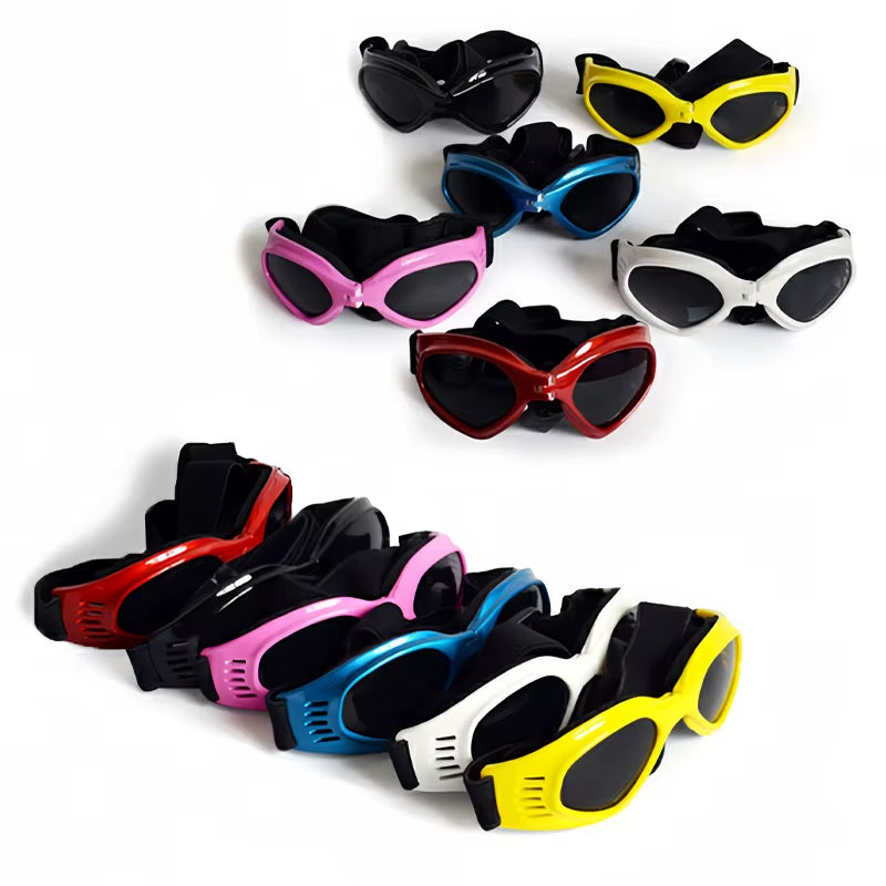 Gafas para perros y gatos, protección ocular para cachorros, accesorios de aseo para mascotas lindas gafas lentes de sol para perros accesorios de moda para mascotas