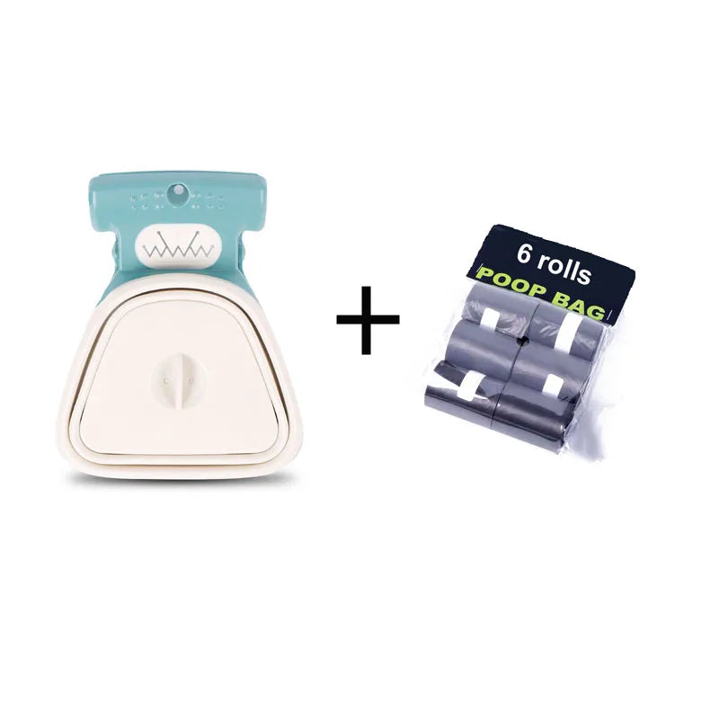 Dispensador de bolsas para excrementos de perro, plegable, de viaje, recogedor de excrementos, recogedor de desechos de animales, herramientas de limpieza, productos para mascotas